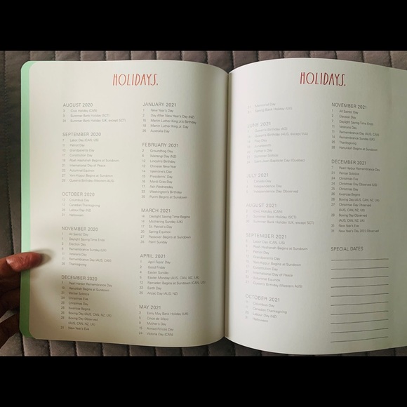 NEW Rae Dunn 2021 Monthly Planner - Picture 4 of 5